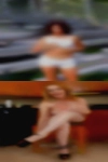 Naked woman fighting naked