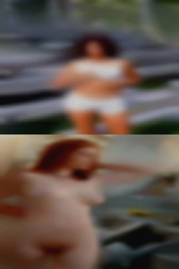 Shy nude and woman anxious at first.